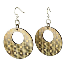 Load image into Gallery viewer, Crosshatch Bamboo Earrings #948