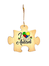 Load image into Gallery viewer, I Love Someone With Autism Ornament #9868