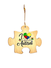 Load image into Gallery viewer, I Love Someone With Autism Ornament #9868