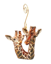 Load image into Gallery viewer, Giraffe Pair Ornament #9871