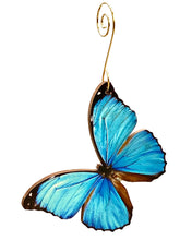 Load image into Gallery viewer, Blue Butterfly Ornament #9874