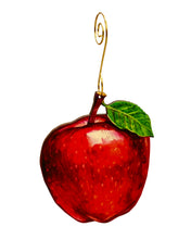 Load image into Gallery viewer, Red Apple Ornament #9877