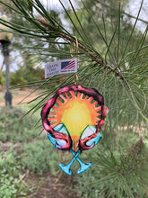 Load image into Gallery viewer, Wine Lovers Sunset Ornament #9964