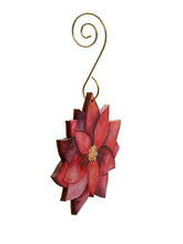 Load image into Gallery viewer, Blossoming Poinsettia Ornament #9966