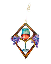 Load image into Gallery viewer, Heart in Wine Ornament #9967