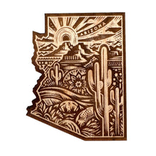 Load image into Gallery viewer, Saguaro Arizona American Maple Magnet #MM505