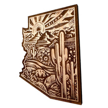 Load image into Gallery viewer, Saguaro Arizona American Maple Magnet #MM505