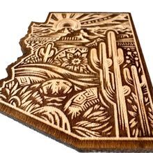 Load image into Gallery viewer, Saguaro Arizona American Maple Magnet #MM505