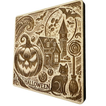 Load image into Gallery viewer, Halloween Maple Magnet #MM001
