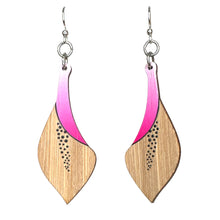 Load image into Gallery viewer, Calla Lily Bamboo Earrings #951