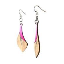 Load image into Gallery viewer, Calla Lily Bamboo Earrings #951