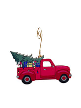 Load image into Gallery viewer, Christmas Tree and Truck Ornament #T066