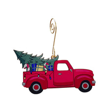 Load image into Gallery viewer, Christmas Tree and Truck Ornament #T066