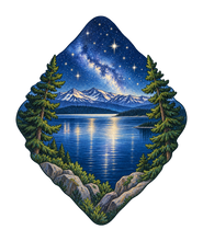 Load image into Gallery viewer, Yellowstone Lake Stars M112 original magnet artwork