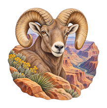 Load image into Gallery viewer, Desert Bighorn Ram M114 original magnet artwork