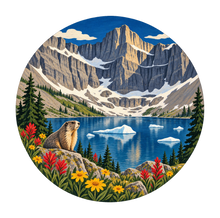 Load image into Gallery viewer, Iceberg Lake M127 original magnet artwork