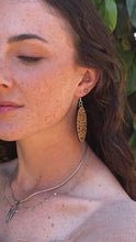 Load and play video in Gallery viewer, Raindrop Splashes Earrings # 1157