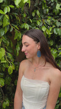 Load and play video in Gallery viewer, Raindrop Splashes Earrings # 1157