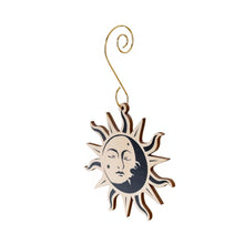 Load image into Gallery viewer, Sun Moon Ornament #T054