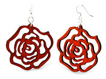 Load image into Gallery viewer, Round Rose Earrings # 1001