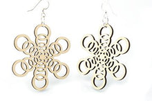 Load image into Gallery viewer, Circle Star Earrings # 1013