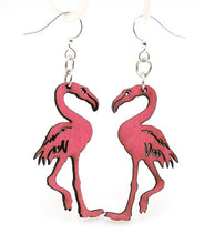 Load image into Gallery viewer, Flamingo Earrings # 1016