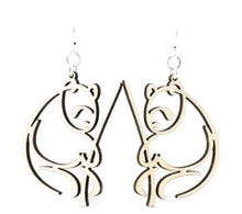 Load image into Gallery viewer, Panda Earrings # 1017