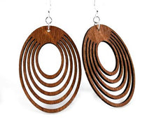 Load image into Gallery viewer, Oval Offset Earrings # 1023