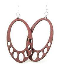 Load image into Gallery viewer, Hanging Oval Earrings # 1046