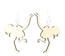 Load image into Gallery viewer, Ostrich Earrings # 1048