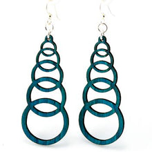 Load image into Gallery viewer, Ascending Circle Earrings # 1049