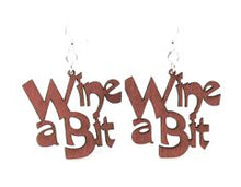 Load image into Gallery viewer, Wine a Bit Earrings # 1055
