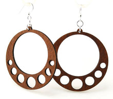 Load image into Gallery viewer, Hanging Circle Earrings # 1064