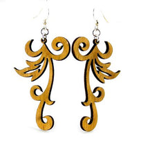 Load image into Gallery viewer, Swishy Scroll Earrings # 1065