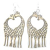 Load image into Gallery viewer, Giraffe Heart Earrings # 1069