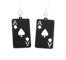 Load image into Gallery viewer, Ace of Spade Earrings # 1084