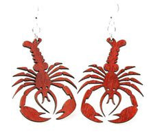 Load image into Gallery viewer, Lobster Earrings # 1090