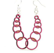 Load image into Gallery viewer, Venn Circles Earrings # 1095