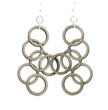 Load image into Gallery viewer, Interlocking Circle Earrings # 1123