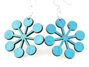 Load image into Gallery viewer, Snowflake Circle Earrings # 1124
