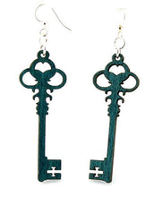 Load image into Gallery viewer, Skeleton Key Earrings # 1132