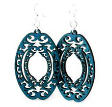 Load image into Gallery viewer, Decorative Oval Earrings # 1154
