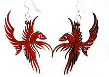 Load image into Gallery viewer, Phoenix Bird Earrings # 1155