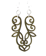 Load image into Gallery viewer, Vined Line Earrings #1167