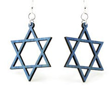 Load image into Gallery viewer, Jewish Star Earrings # 1174