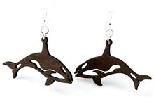 Load image into Gallery viewer, Killer Whale Earrings # 1177
