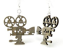 Load image into Gallery viewer, Movie Camera Earrings # 1191