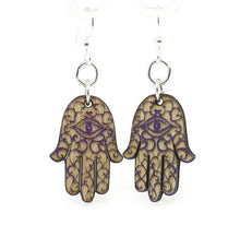 Load image into Gallery viewer, Hamsa Hand Earrings #1212