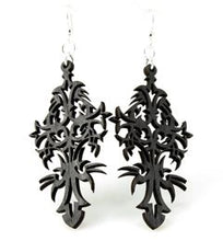 Load image into Gallery viewer, Detailed Cross Earrings # 1225