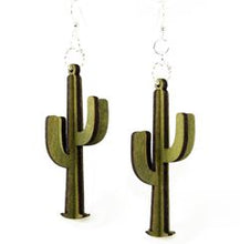 Load image into Gallery viewer, 3D Cacti Earrings # 1230